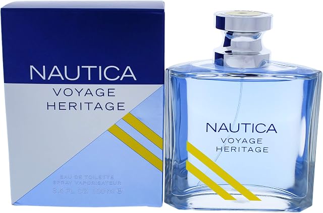 Nautica Voyage Heritage by Nautica for Men - 3.4 oz EDT Spray, I0092221