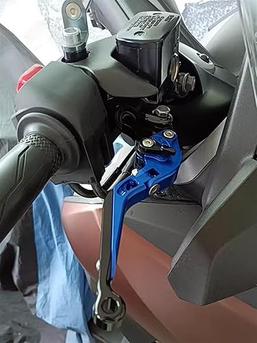 Miniatura 3 de Para Yamaha Xmax X-MAX 125 250 300 400 motocicleta ajustable plegable extensible scooter freno embrague palancas de freno (color 1)