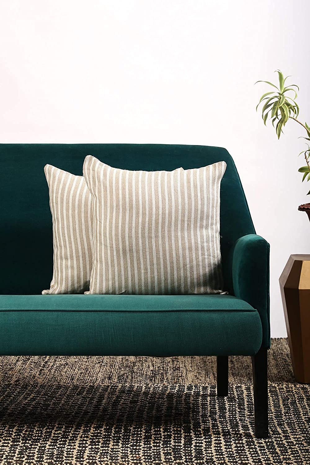 Contrast Living Oreshik Linen Printed Cushion Cover Pack of 2 Pcs(20x20 inch / 50x50 Cm, Multi Colour)-image-9