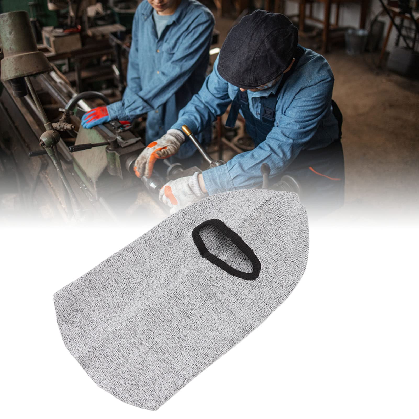 Per copricapo resistente al taglio, protezione integrale antitaglio, protezione per il collo su quattro lati, design confortevole e traspirante, attrezzatura di sicurezza