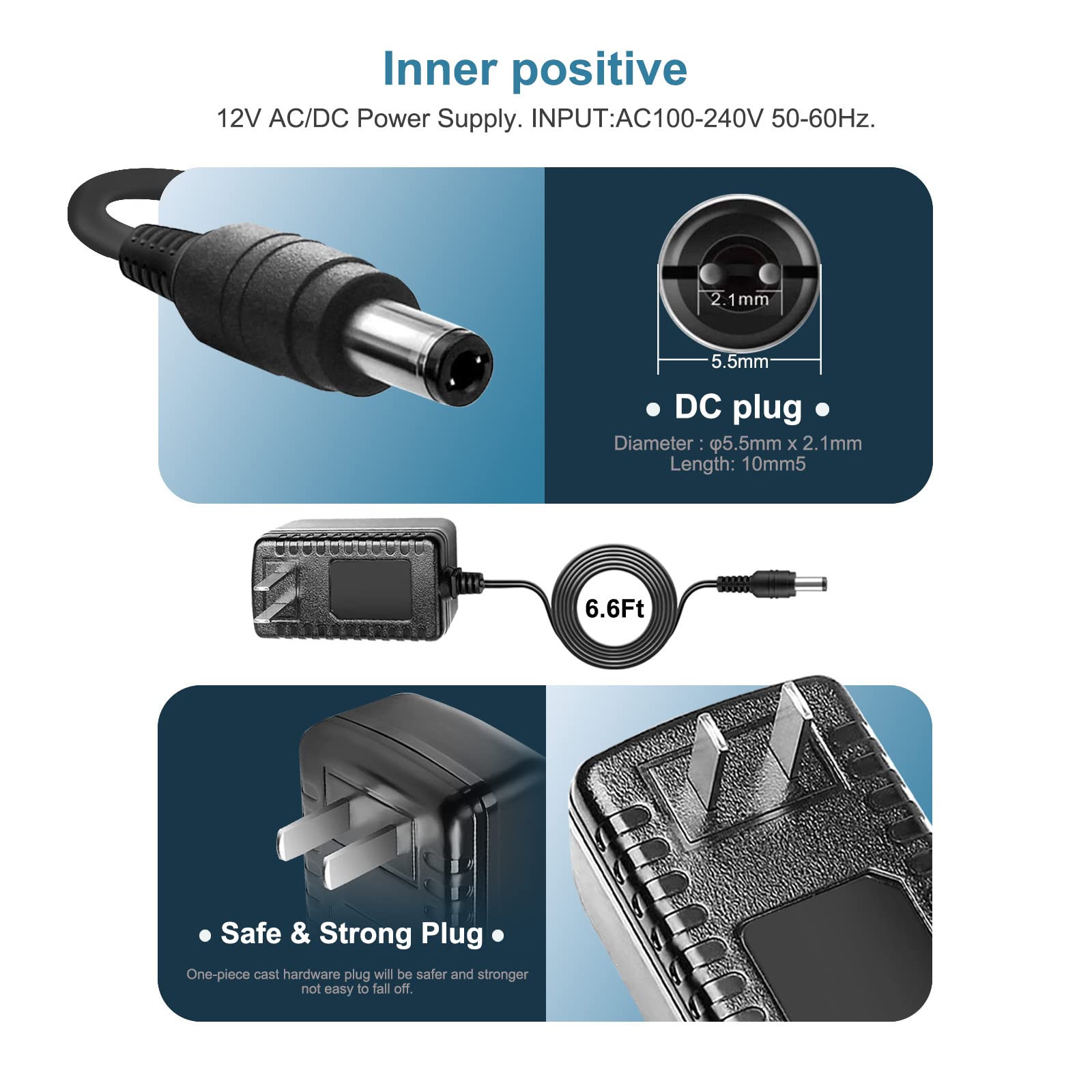 Alimentatore 12V 2A Per TP-Link Deco - Cavo Di Ricarica Per Sistemi Mesh WiFi - Foto 5