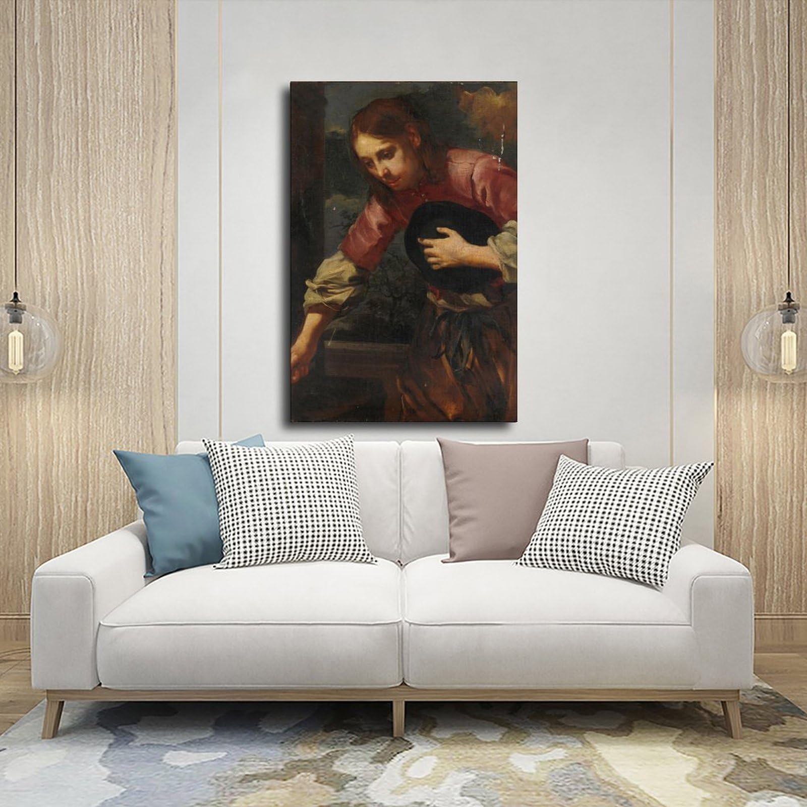Poster su tela con cappello per regalo decorativo per ufficio