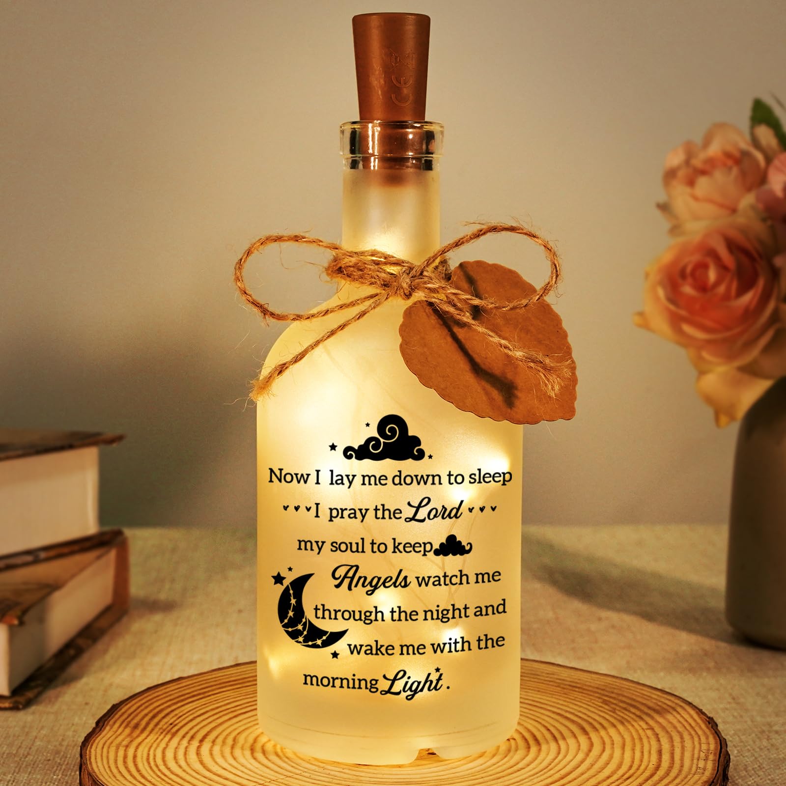 Sayregifty Easter Gifts for Kids, Christening Gifts for Girls Boys, Christian Gift for Women, Night Light for Christian Christening, Baptism Gift for Girls Baby Toddler Newborn, Easter Decorations — image 1