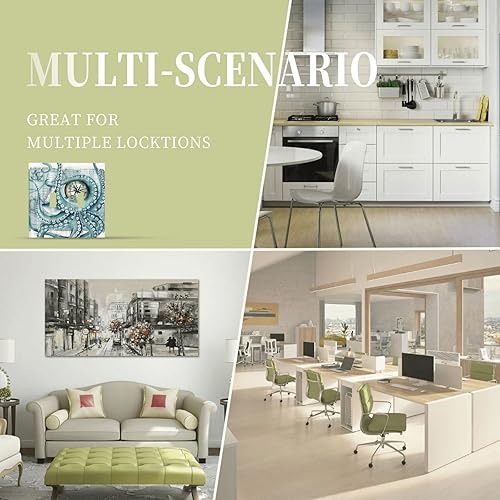 Miniatura 8 de Octopus Nautical Kraken Brújula ancla decorativa de pared de 2 cuadrillas Placa decorativa de doble interruptor de luz de palanca placa de