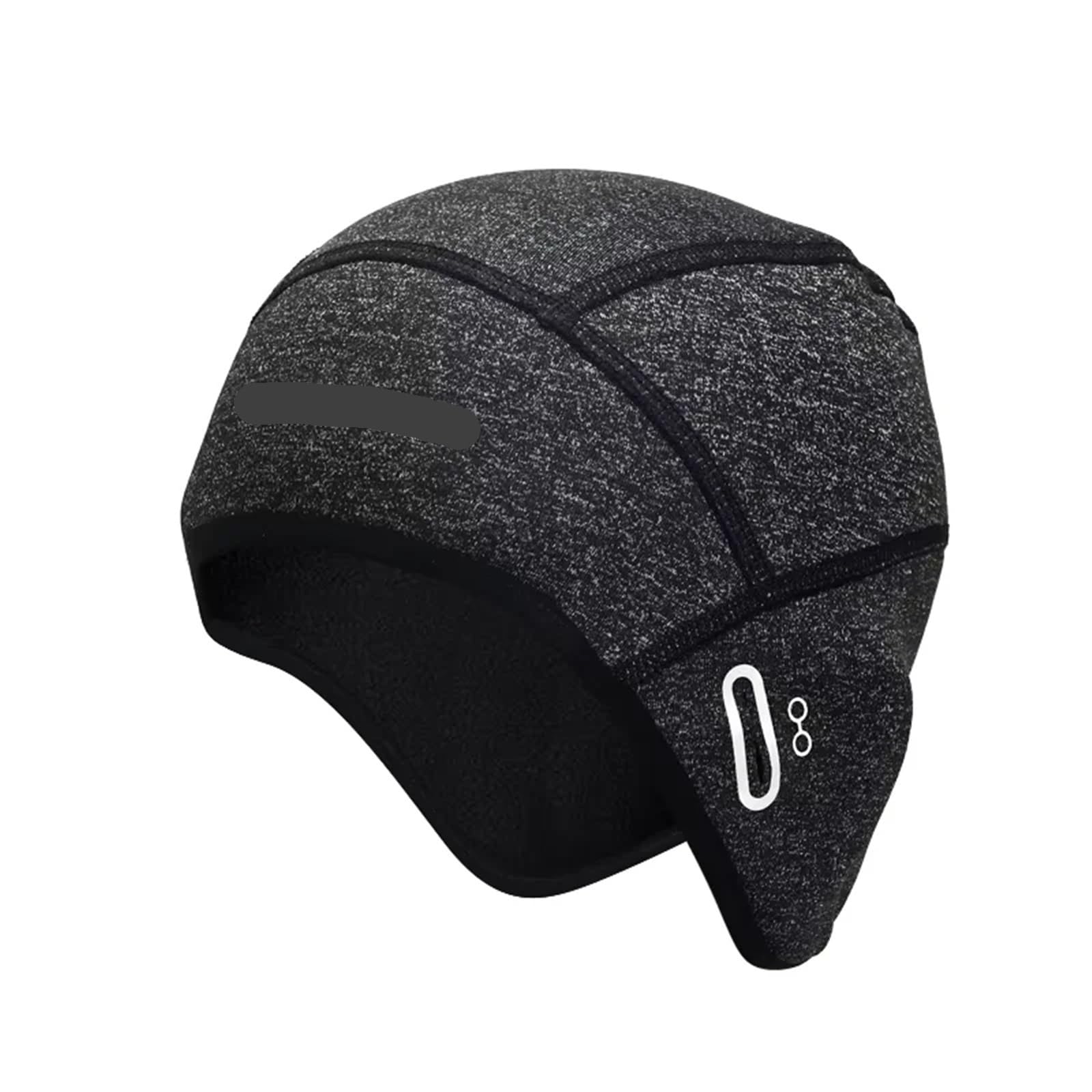 Gorro de Ciclismo Invierno, Gorro térmico a Prueba Viento for Correr, Esquiar, Motocicleta, Senderismo, Deportes, Sombreros for Bicicleta, 2 uds para Bici(Gray)