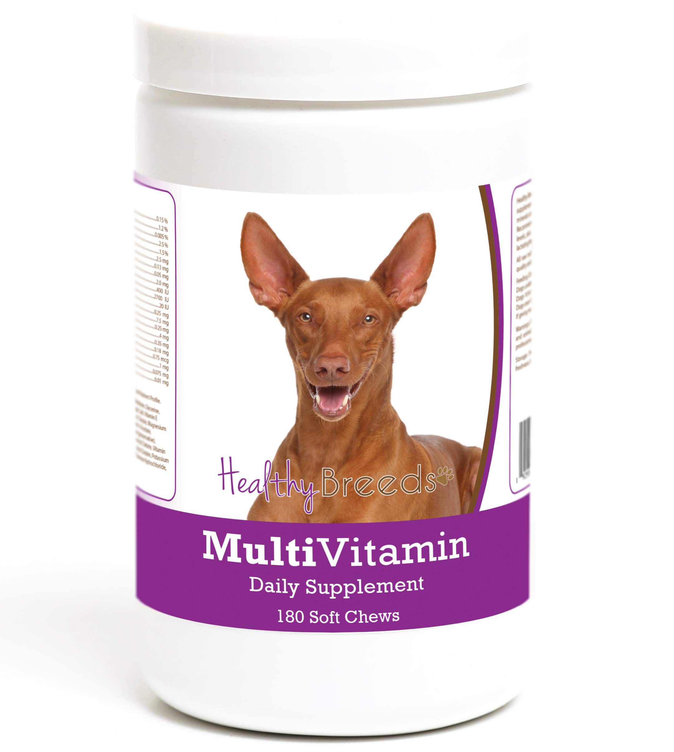Healthy Breeds Pharaoh Hound Multivitamin Soft Chew for Dogs 180 Count