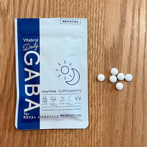 Amazon.co.jp: Vitabrid デイリーGABA (機能性表示食品 / 30粒×6袋