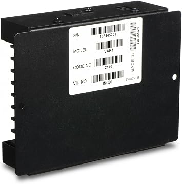 Bogen VAR1 Voice-Activated Relay (DPDT) for 70V Commercial Audio Systems, Priority Paging, and Two-Way Communication, Adjustable VOX Sensitivity and Delay, Black