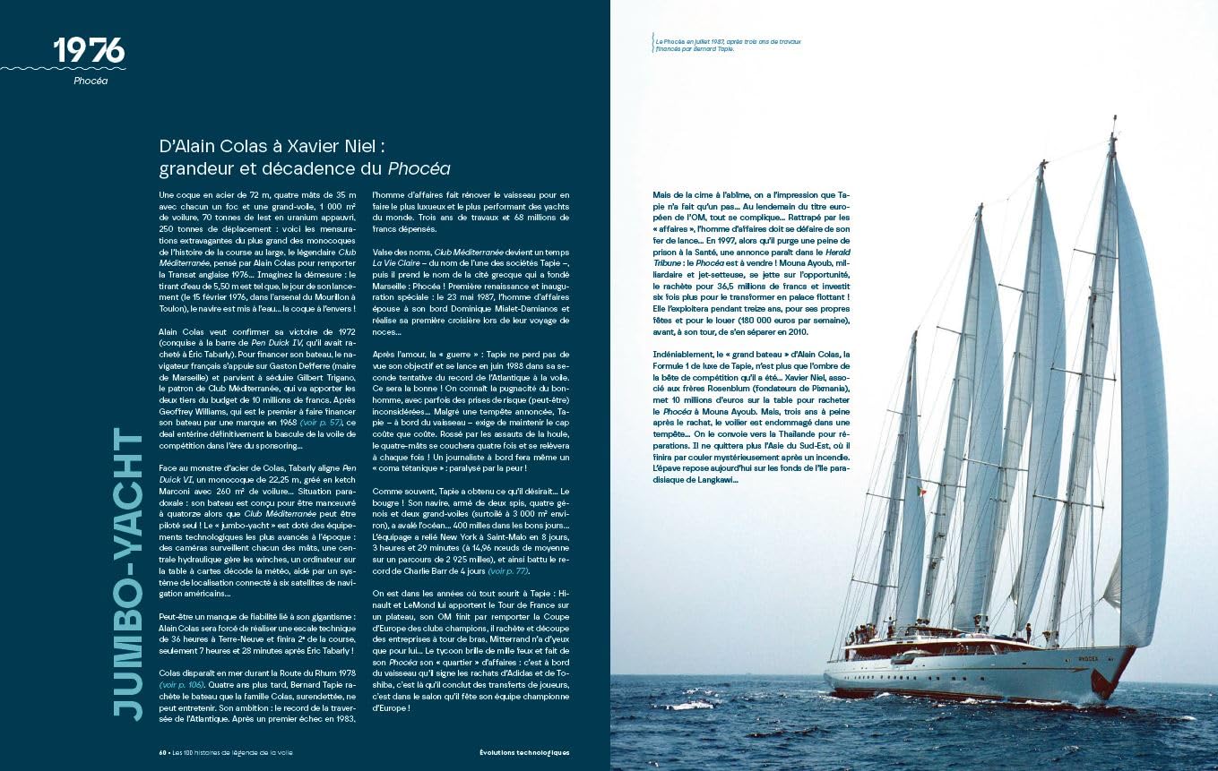 Les 100 histoires de légende de la voile