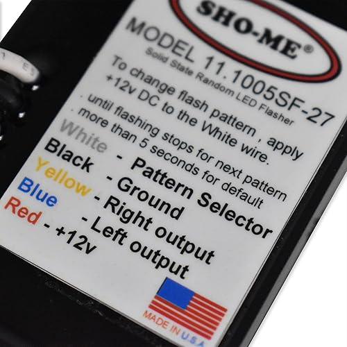 Miniatura 2 de Sho-Me 27 Patrón LED Estroboscópico Efecto Flasher