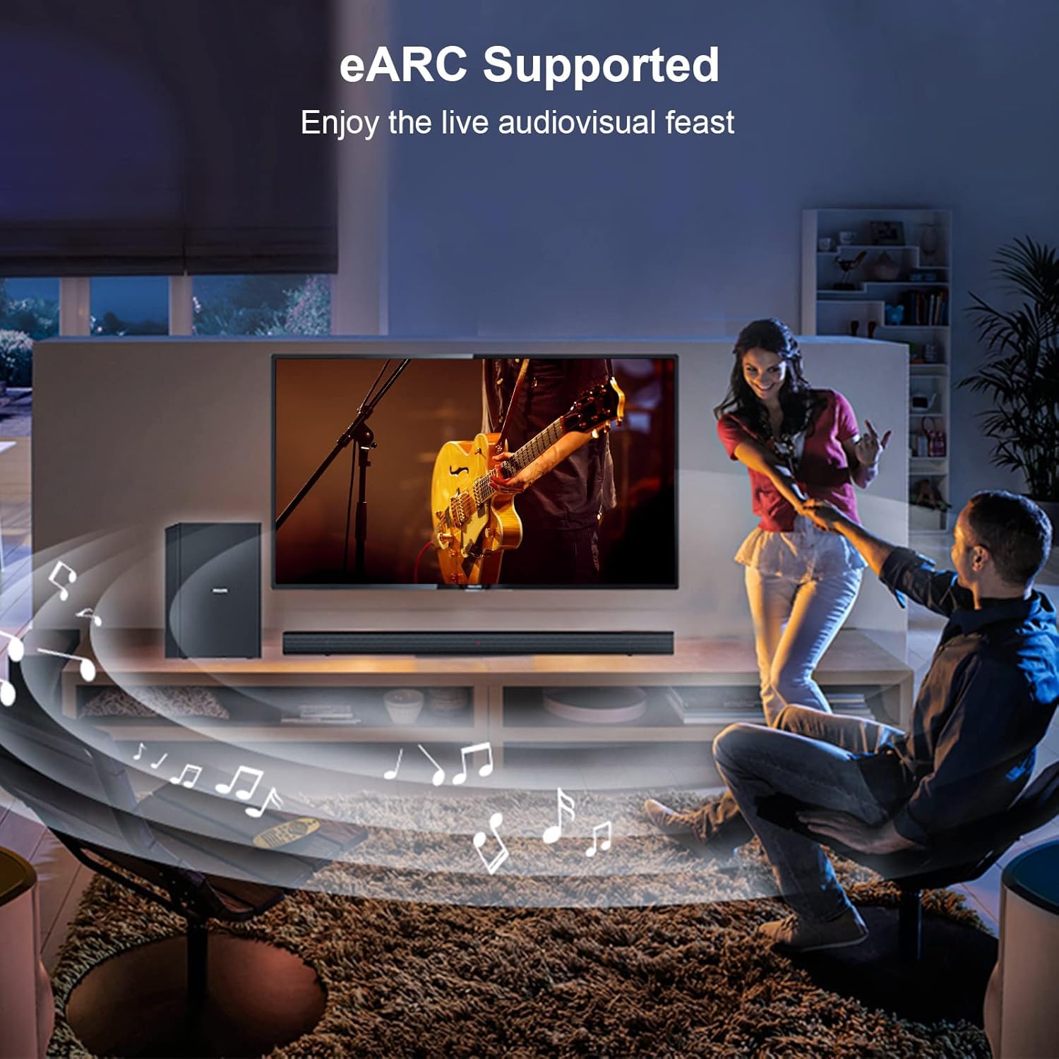 FIBBR Cavo in fibra ottica 8K HDMI 5M, cavo HDMI 2.1 ad altissima velocità 48Gbps/Supporto AOC 8K@60Hz, 4K@120Hz/144Hz HDR eARC Compatibile con PS5, Xbox Series X, PC, TV