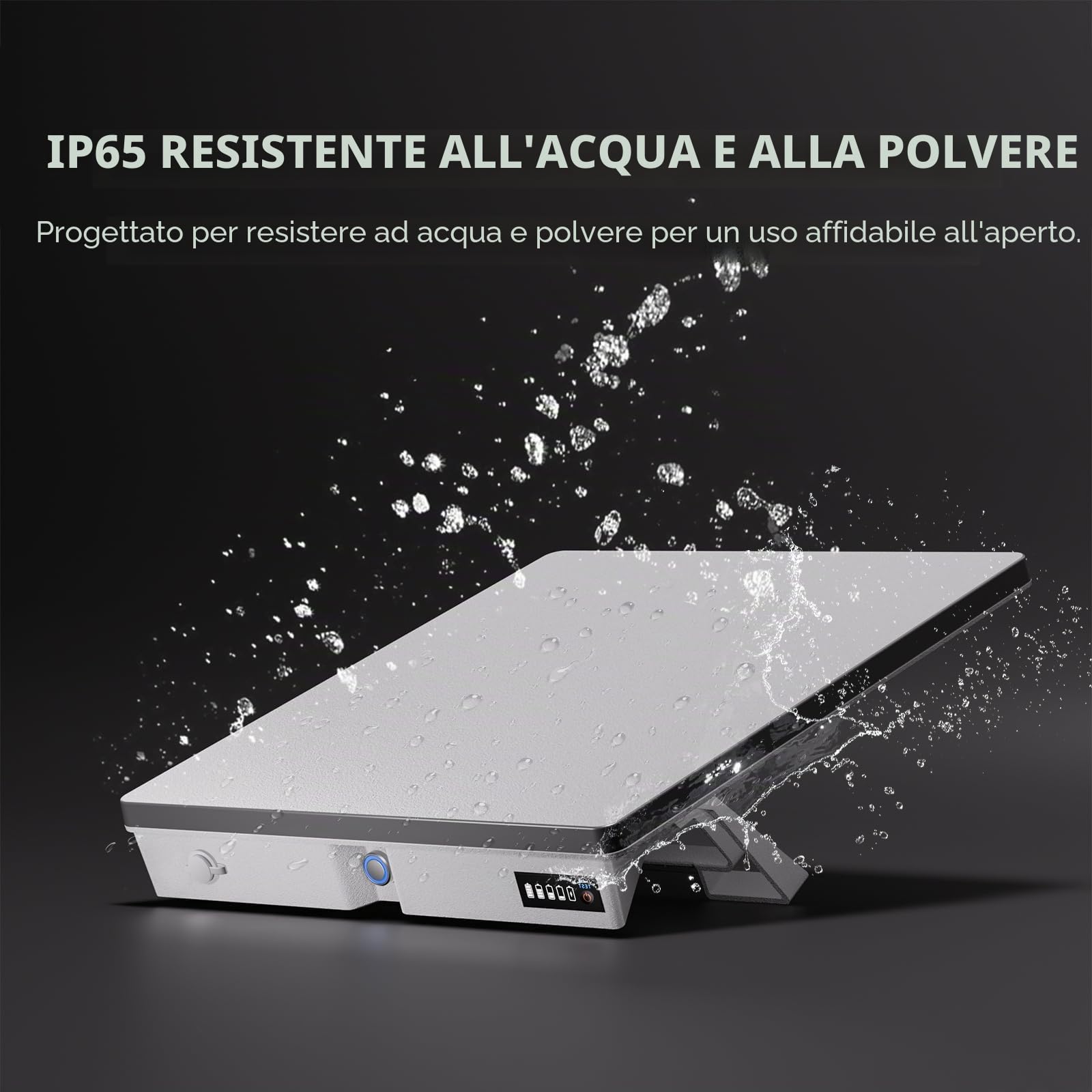 E100 Batteria per Starlink Mini con caricatore, 99 Wh (27.600 mAh), adatta ai viaggi in aereo, fino a 5 ore di autonomia, IP65 resistente all’acqua, supporta ricarica pass-through
