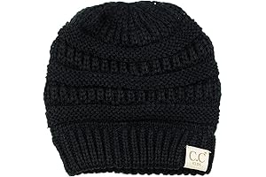 Little Girl's Knit Ski Beanie Hat for Warmth and Comfort