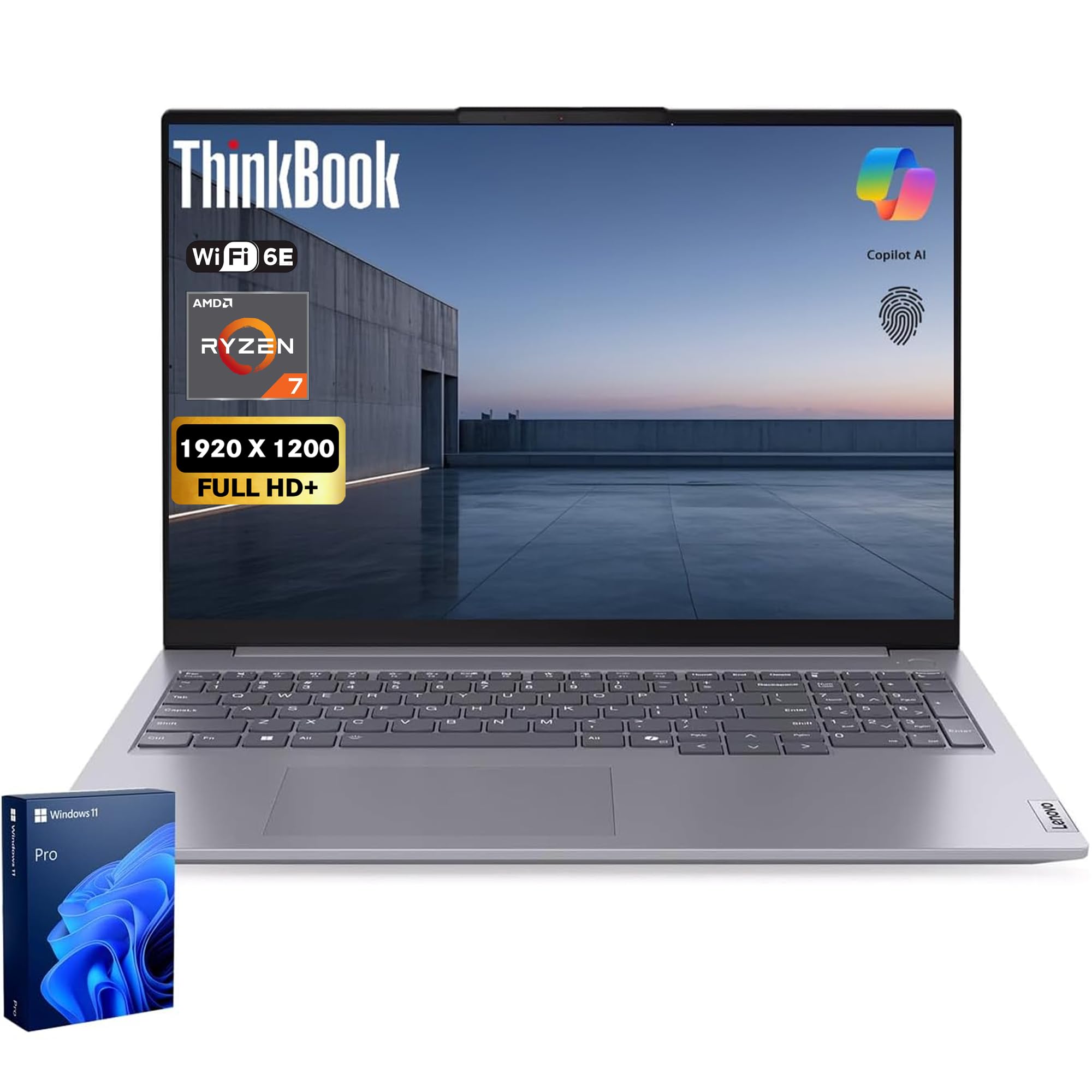 Amazon.com: Lenovo ThinkBook 16 Gen 7 Business Laptop, 16” FHD+