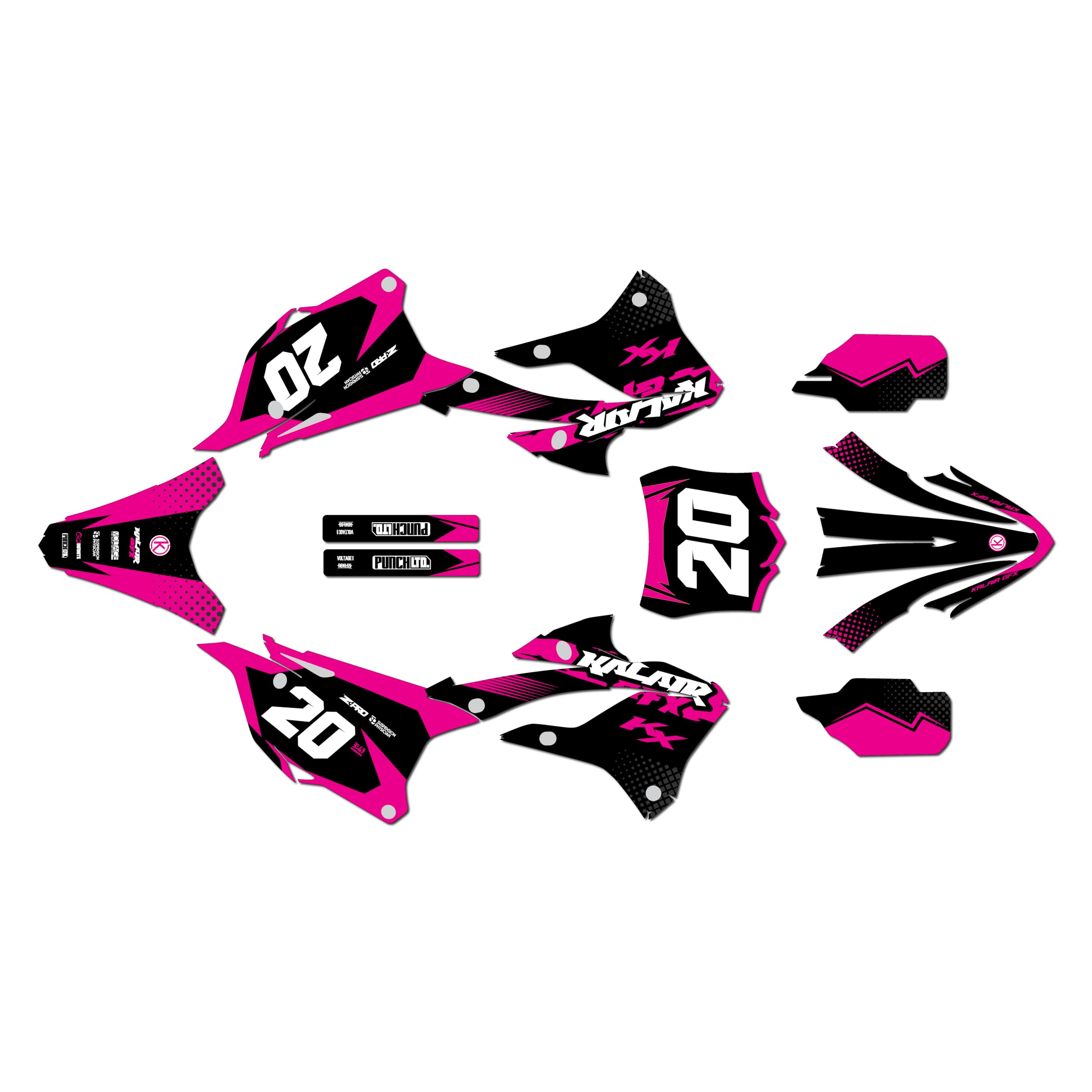 Amazon.com: Kalair GFX Graphics Kit for Kawasaki KX85 / KX112