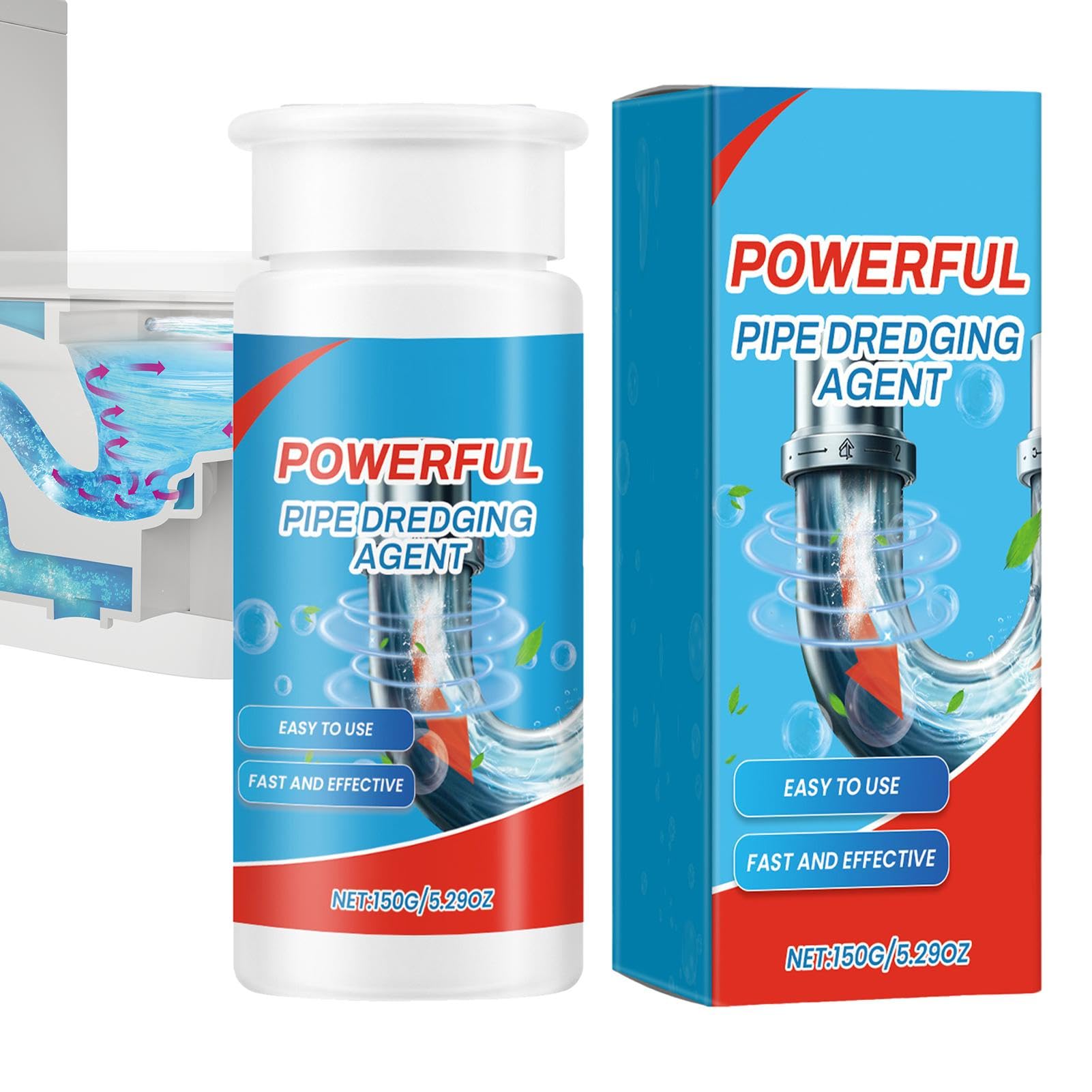 Amazon | Luganud パイプライン浚渫剤、パイプ詰まり除去剤 | パイプ