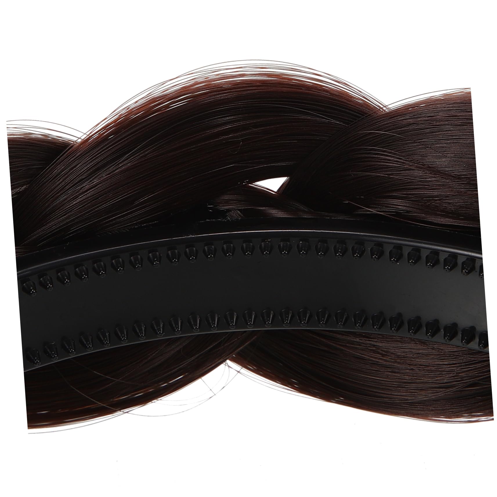 LIFKOME 4pezzi Cerchietto Intrecciato Antiscivolo Per Donne Fascia Sintetico Con Design Naturale Comoda e Leggera Per Tutti Tipi Di Acconciature Profondità
