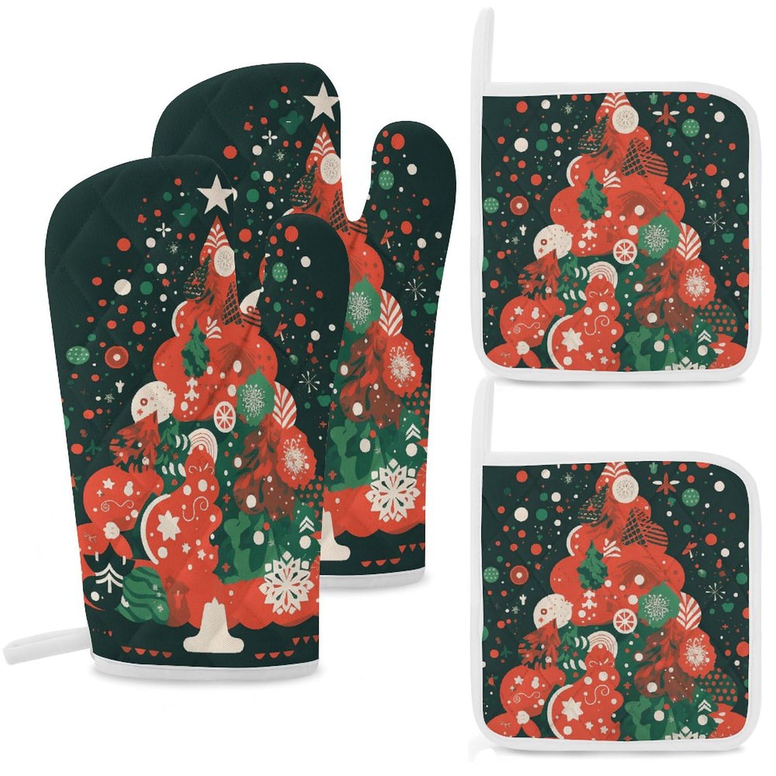 Maniques de cuisine de Noël pour réussir toutes vos pâtisseries festives en famille