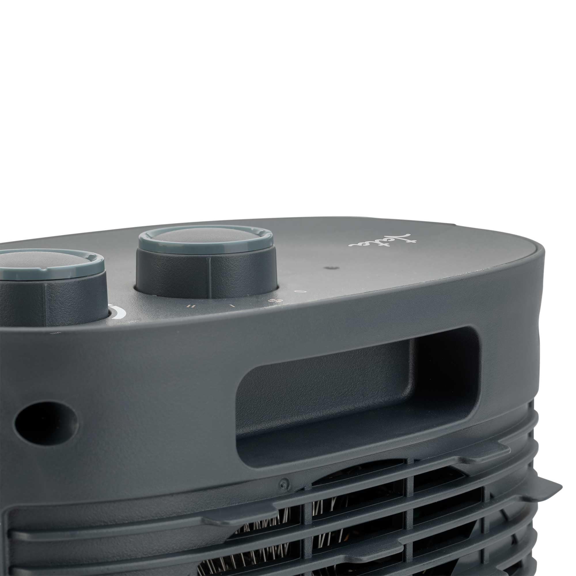 JATA JCTV1193 - Riscaldatore a basso consumo Termoventilatore Bagno 2000 W 2 Potenze. Ventilatore. Termostato regolabile. Anti-ribaltamento. Maniglia per il trasporto. Compatto: 18,5 x 12 x 24 cm