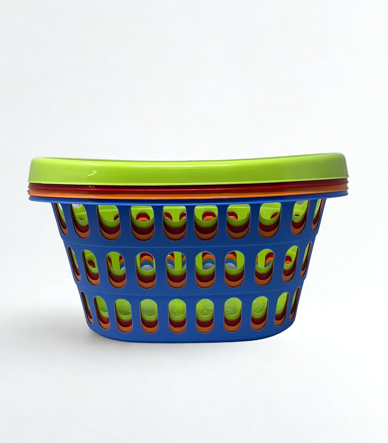 20" Laundry Basket Assorted Colors - 4 Pack