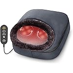 COMFIER Shiatsu Foot Massager with Heat- Kneading Back Massager with Heating Pad, Heated Foot Warmer, Electric Feet Massager Machine for Plantar Fasciitis,Neuropathy, Stress Relief