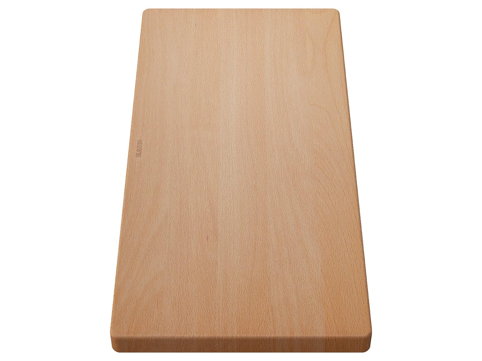 BLANCO Chopping Board Made of Solid Beech, 540 x 260 mm, for Sinks and basins with Classic Installation from Above. Chopping Board Guided on The Outer Edges of The Sink Allows Flexible Work.