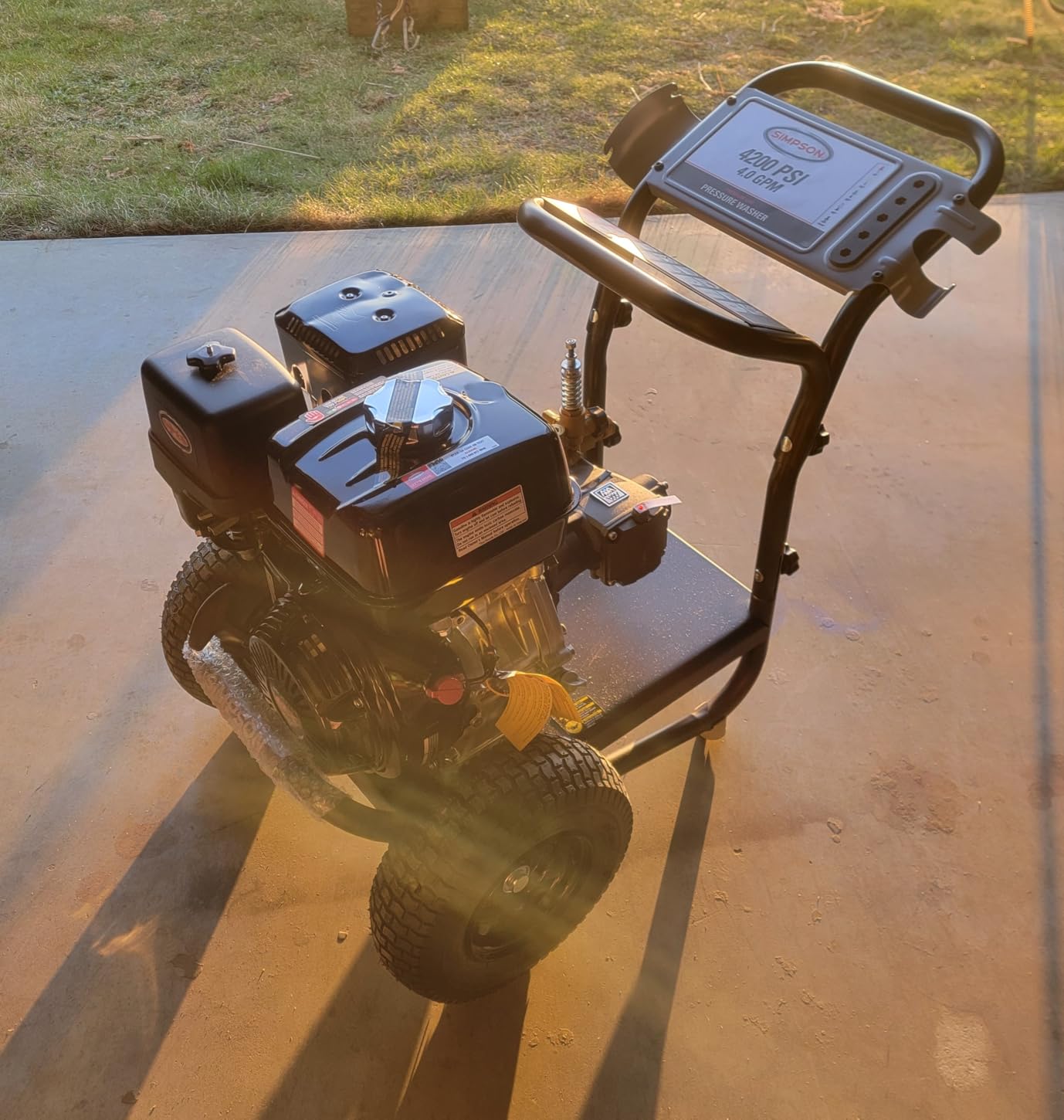 Simpson PS60869 PowerShot 4000 PSI gas pressure washer with Honda GX270 engine