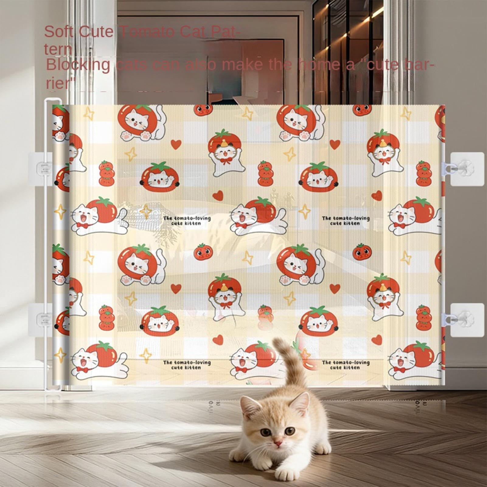 Cancello Retrattile Ingresso Recinto di Contenimento, Schermo di Sicurezza | Barriera di Sicurezza Retrattile Cuccioli e Bambini, Scale, Porte, Casa, Esterno, Interno