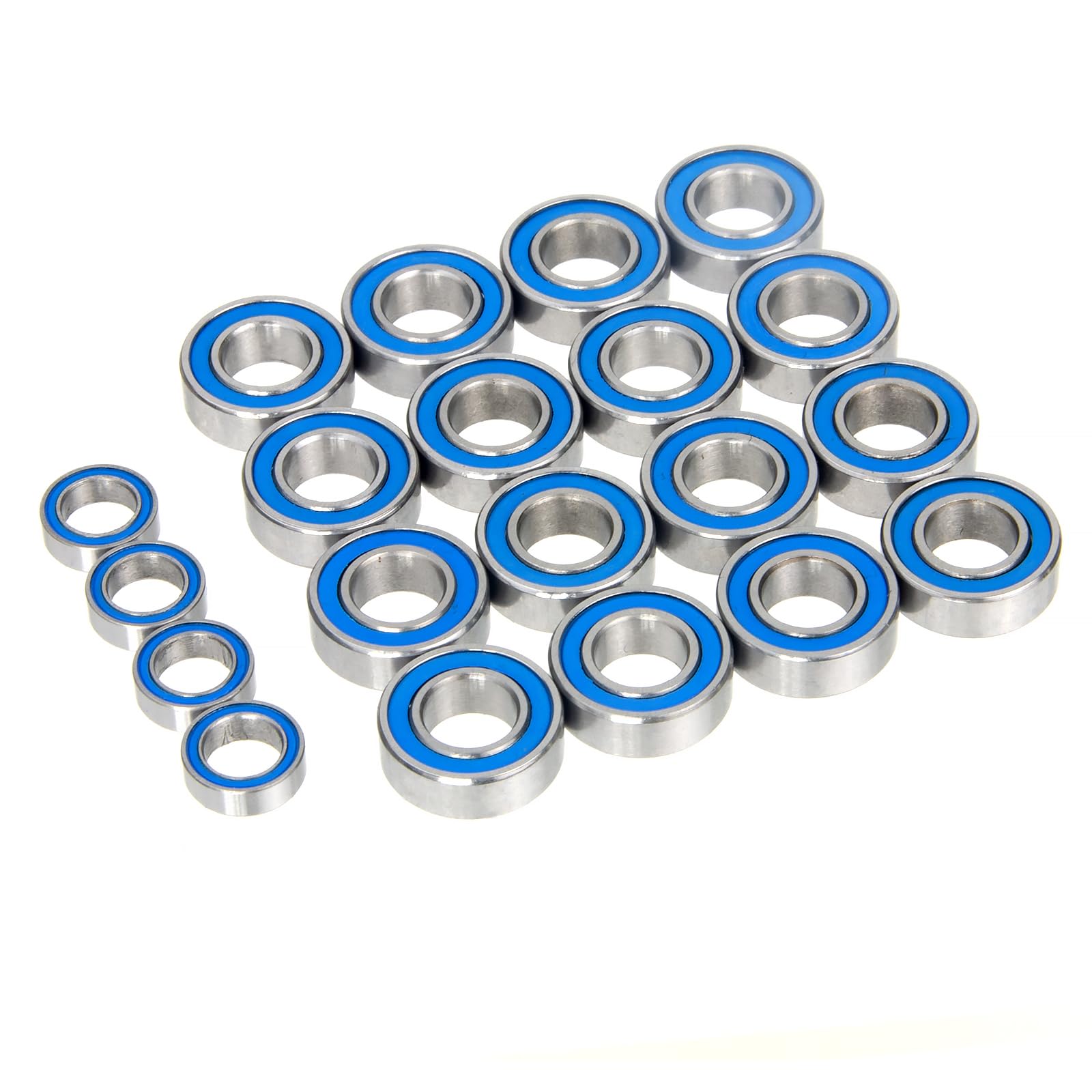 TOOMOD Bullhead Bearings with Dust Caps for Tamiya RC Bullhead Super ClodBuster Chassis Upgrade Parts