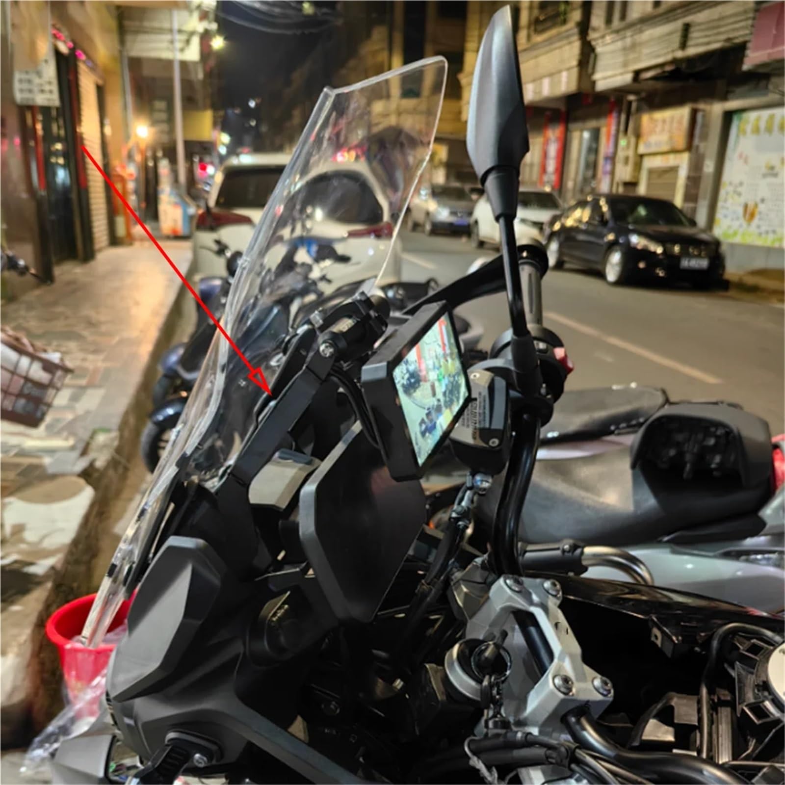 Manubrio Supporto Cellulare Supporto per telefono cellulare per BMW F750GS F850GS F750 F850 GS F 750 850 GS GS850 GS750 Supporto per navigazione GPS