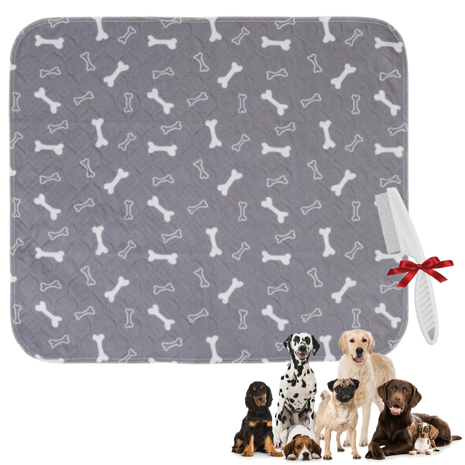 Tapis de propreté lavable et antidérapant en tissu technique gris