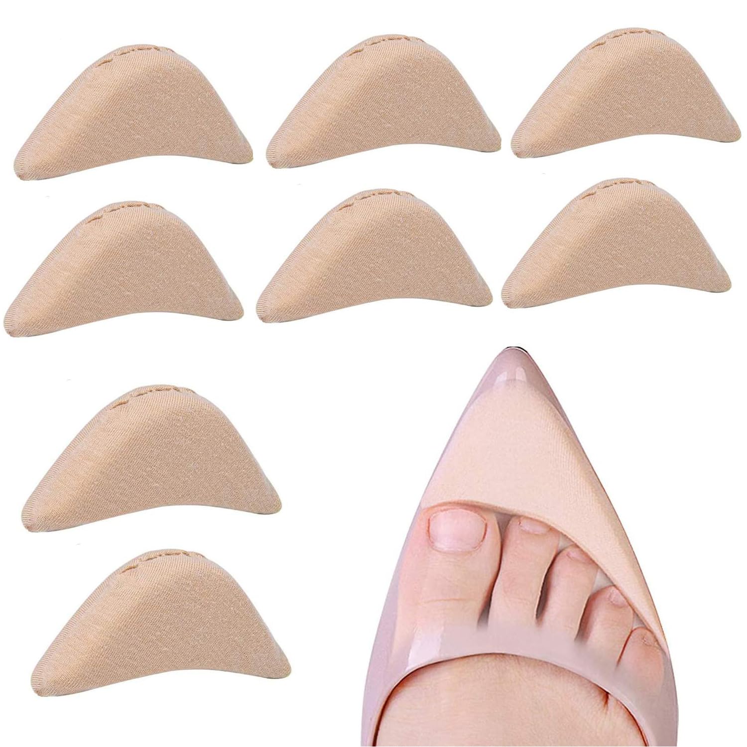 Sichumaria 4 Pcs Shoe Fillers for Women, Shoe Insoles for Women/Men,Shoe Inserts for Big Shoes,Shoe Pad Heel Pads for Women Shoes，shoe back pads，shoe tightener pads，shoe fitting pad toe filler (B0B1N6LTYF) Amazon Price History, Amazon Price Tracker