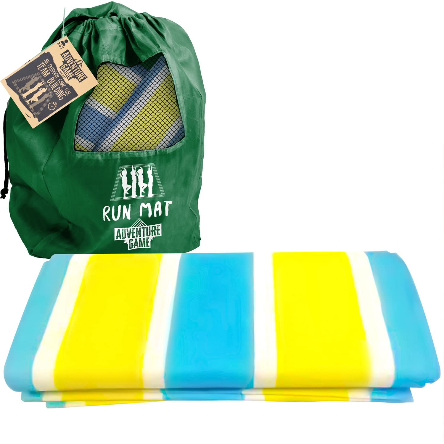 Adventure Game Infinite Mat | Team Building Game | Infinite Running Mat | Teamwork | Speed | Outdoor | Adults | Kids | Party | Group Activity | Coordination | 100% Fun | OriginalCup