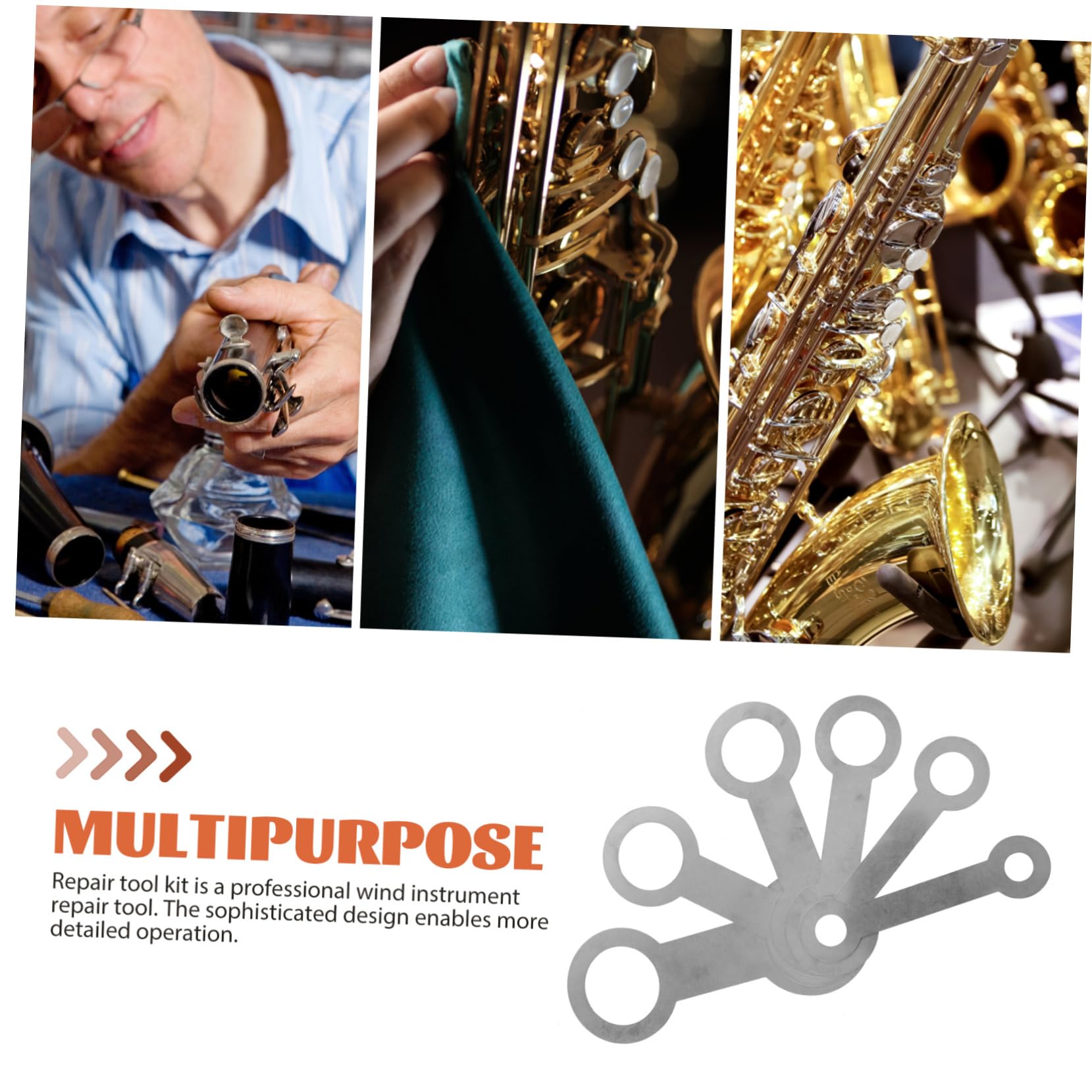 ifundom Kit di Riparazione per Strumenti Fiato Strumenti Musicali in Forniture per Riparazione di Sassofono Professionali
