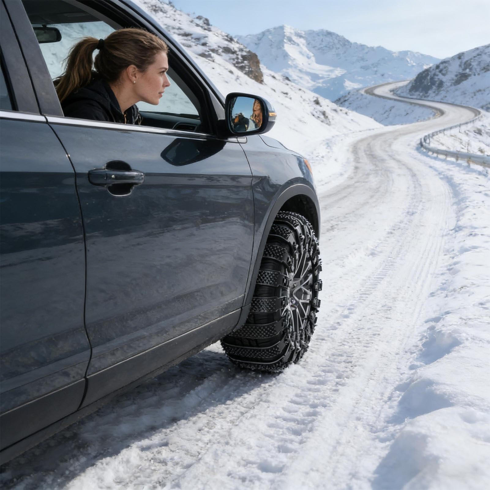 Pasy Śnieżne Do Opon Zestaw akcesoriów przeciwpoślizgowych wielokrotnego | Akcesoria antypoślizgowe Do samochodu van dostawczego SUV-a sedana i pojazdu kampera