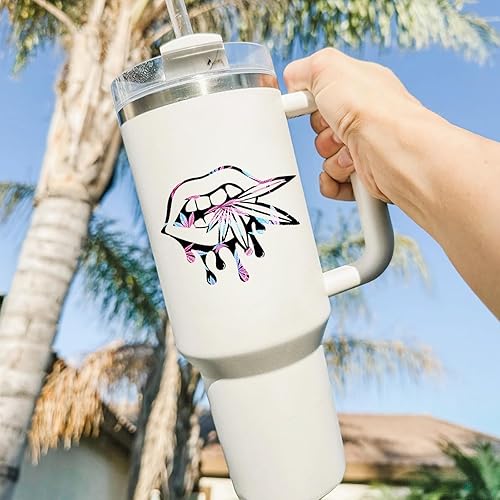 Miniatura 5 de Tintnut Vinilo permanente para el Día de San Patricio, vinilo adhesivo con patrón de trébol verde, 12 hojas de 12 x 10 pulgadas, vinilo para