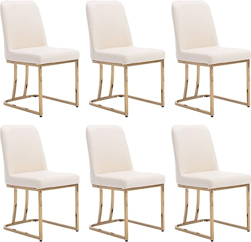 Miniatura 20 de Juego de 2 sillas de comedor modernas, tapizadas de piel sintética tejida, sillas de cocina laterales de mediados de siglo, sillas sin brazos con