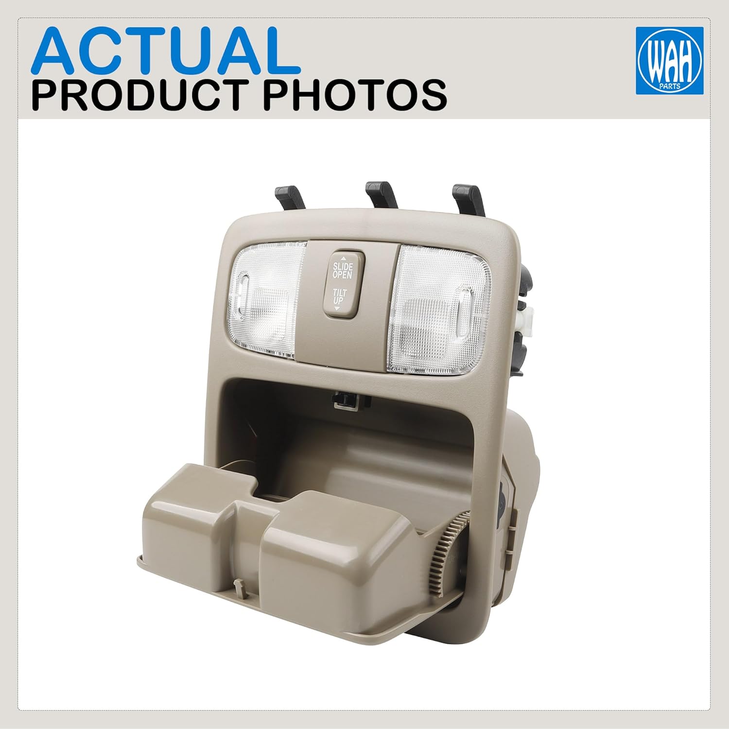 Overhead Console Dome Map Light Compatible with Toyota Camry 2002-2006 Toyota 4Runner 2003-2009 Interior Roof Reading Lamp with Sunroof Switch Replaces 825672 VG7621