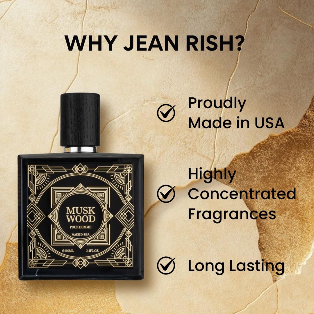 Amazon.com : Jean Rish Musk Wood Perfume for Men Eau De Toilette