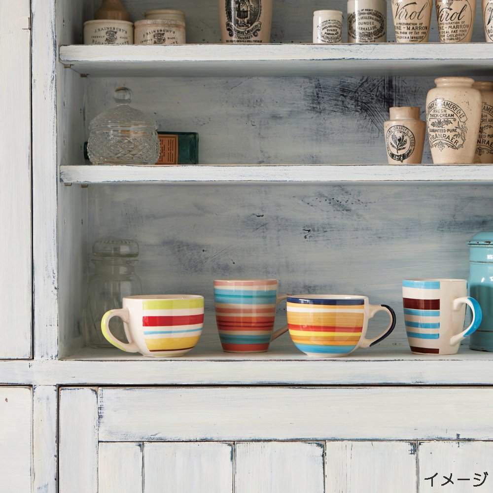 Amazon.co.jp: TAMAKI ハッピーボーダー スープカップ HB017 3個セット