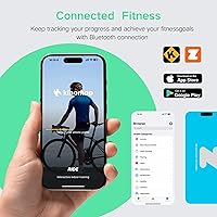 Vista 2 de BARWING Bicicleta de Ejercicio Estática para Entrenamiento en Casa, Bicicleta de Interior Plegable de 5 en 1 para Personas Mayores, Capacidad