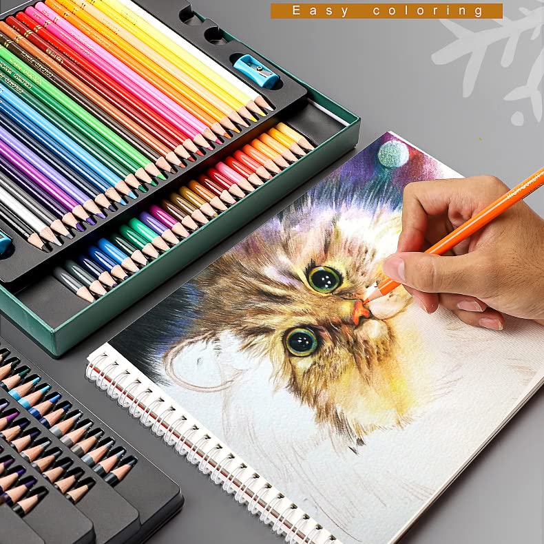 Amazon.co.jp: 色鉛筆 200 セット プロフェッショナル カラーリード