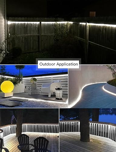 Miniatura 5 de AIMENGTE Tira de luces LED para exteriores, impermeable, 110 V, 1200 LED, 6500 K, cuerda de luces LED para jardín, patio, decoración interior y