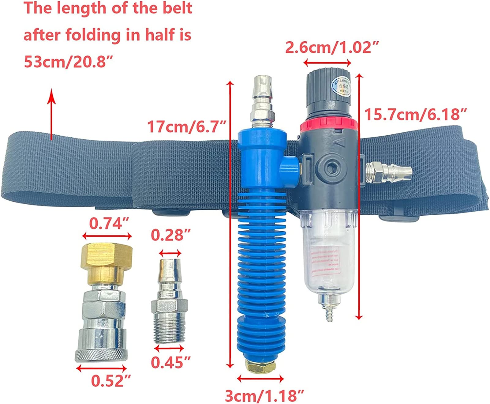 Thermostat de sablage pour casque de sablage, refroidisseur d'air portable pour les travaux de haute température et de soudage