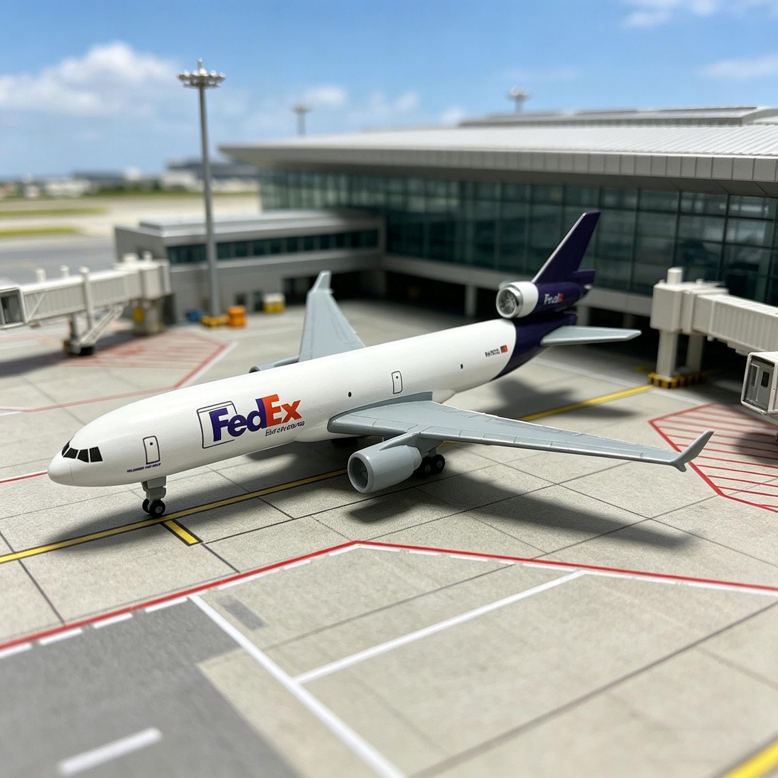 Amazon | 1:400 MD-11 エアラインズ 飛行機モデル シミュレーション