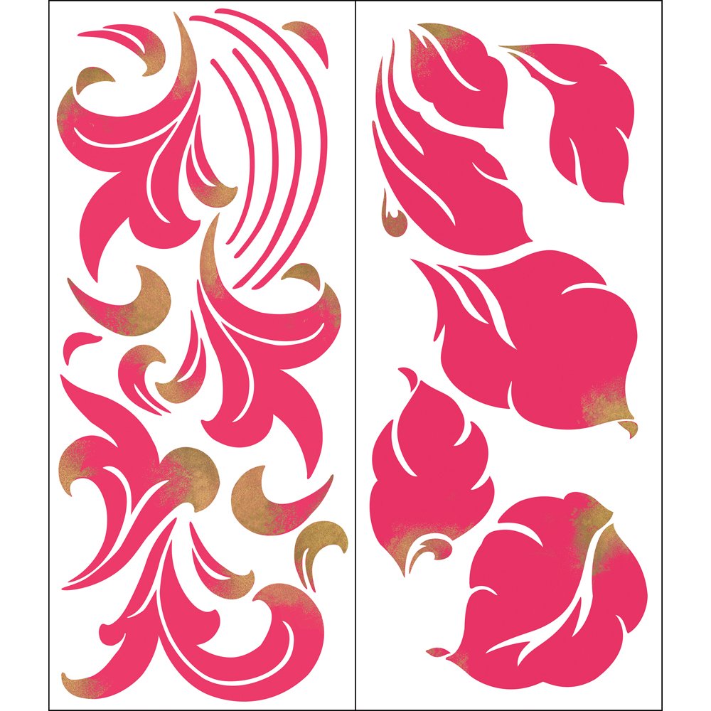 Blue Mountain WallcoveringsSnap1007 Snap Instant Wall Art Flower Power