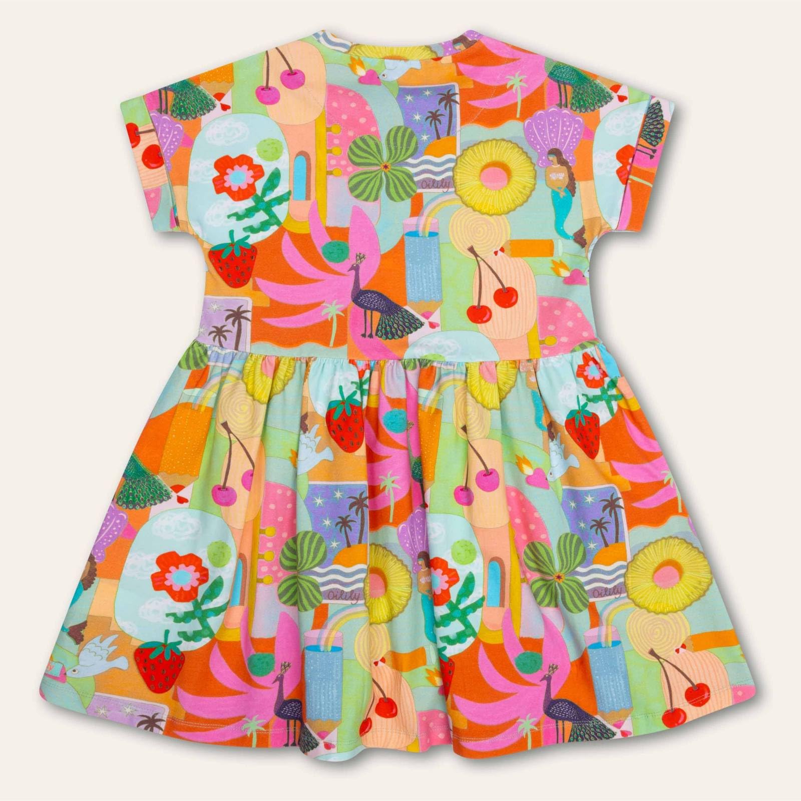 Oilily Mädchen Kleid Dipp-110 - Kindermode : Mädchen