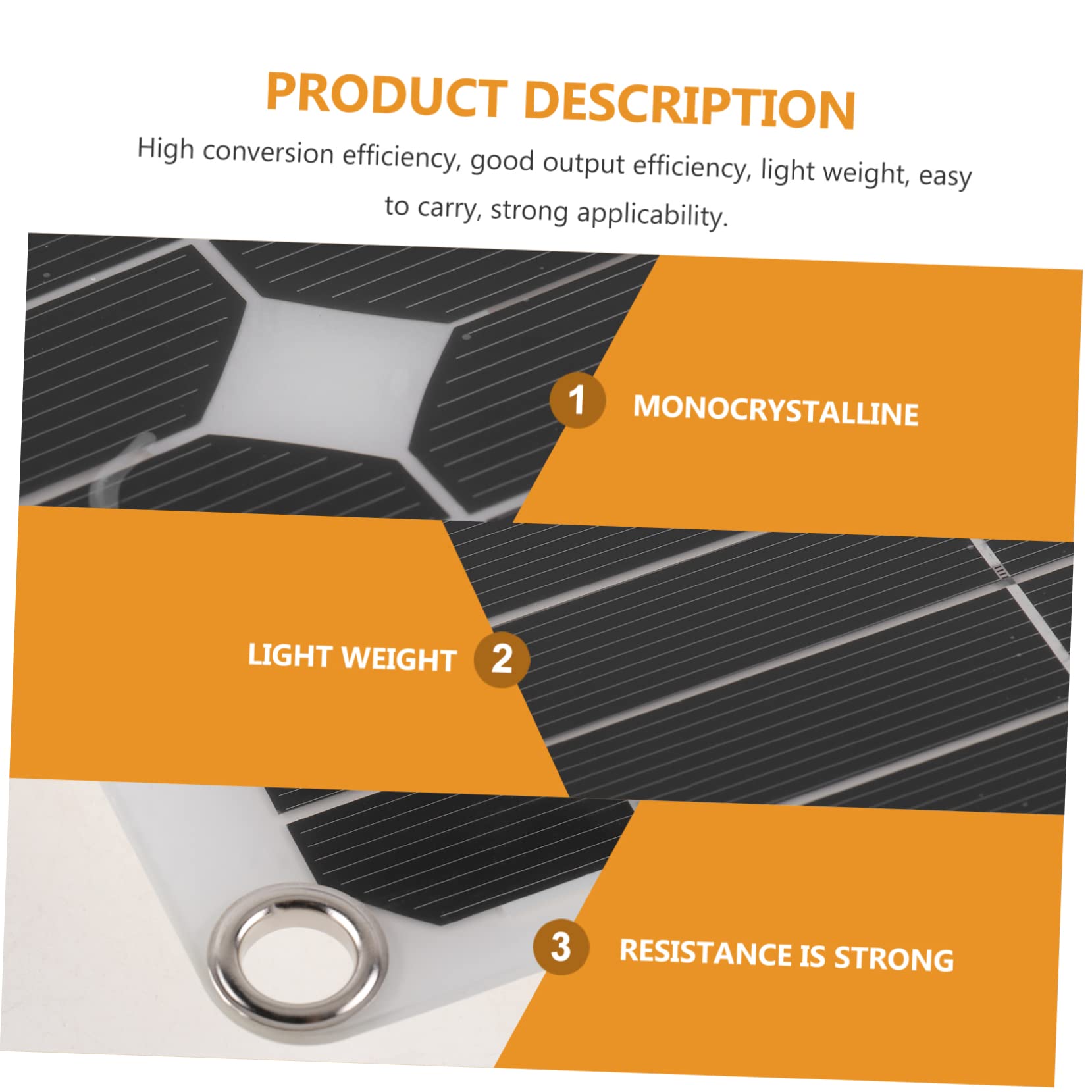 Kisangel Kits De Paneles Solares Para Exteriores Paneles Solares Fotovoltaicos Carga Solar Para Camping y Energía Móvil