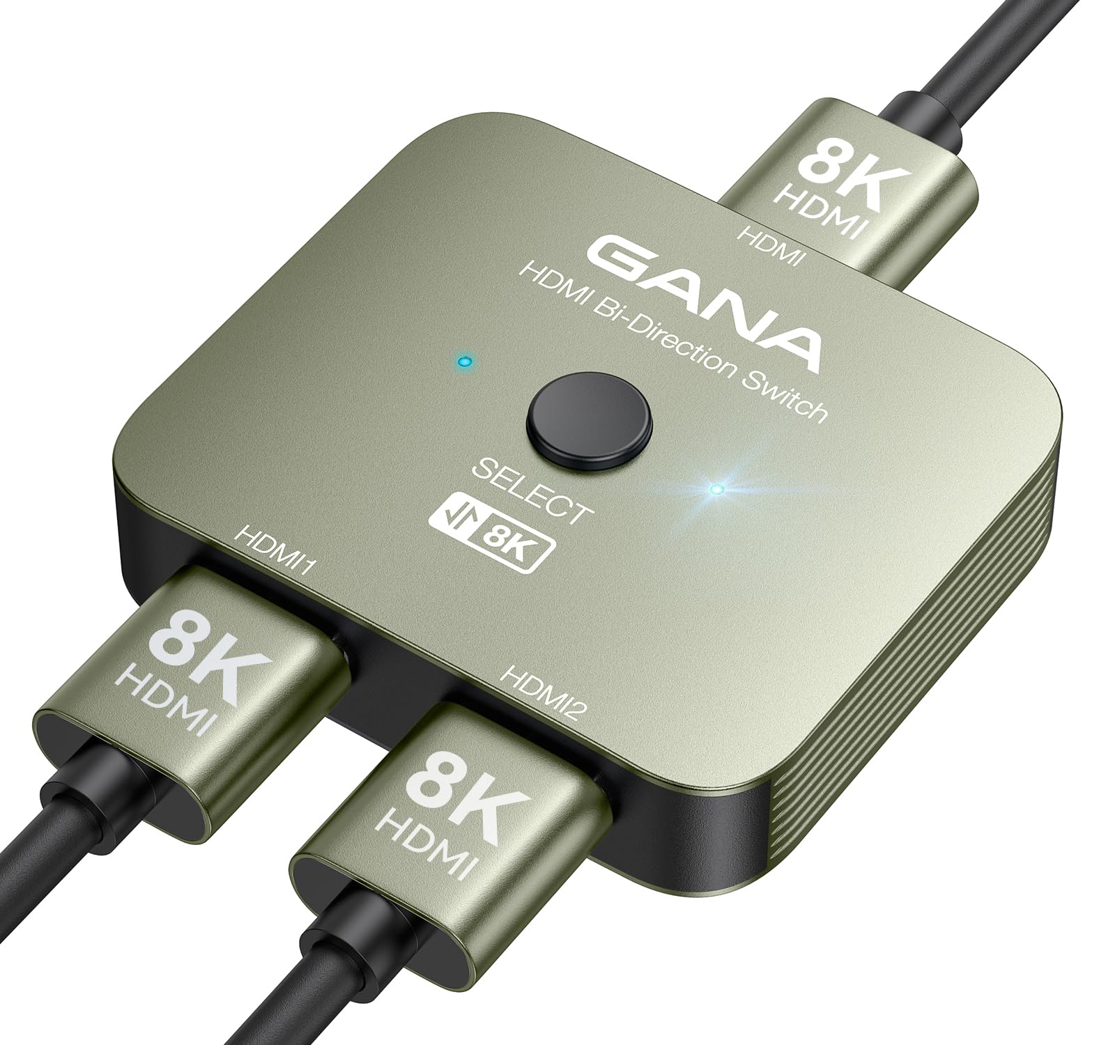 Amazon | HDMI切替器 8k@60hz/4k@120hz HDMI分配器、GANA双方向 HDMI 