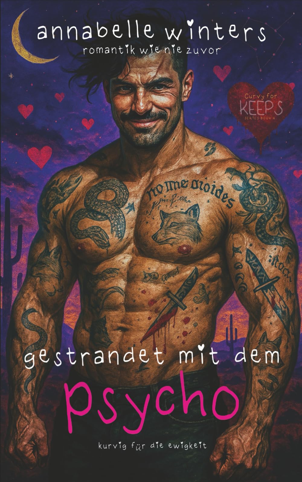 Gestrandet mit dem Psycho (Kurvig für die Ewigkeit: Insta-Liebe Romantik-Novellen)